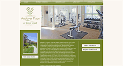 Desktop Screenshot of andoverplace-apartments.com